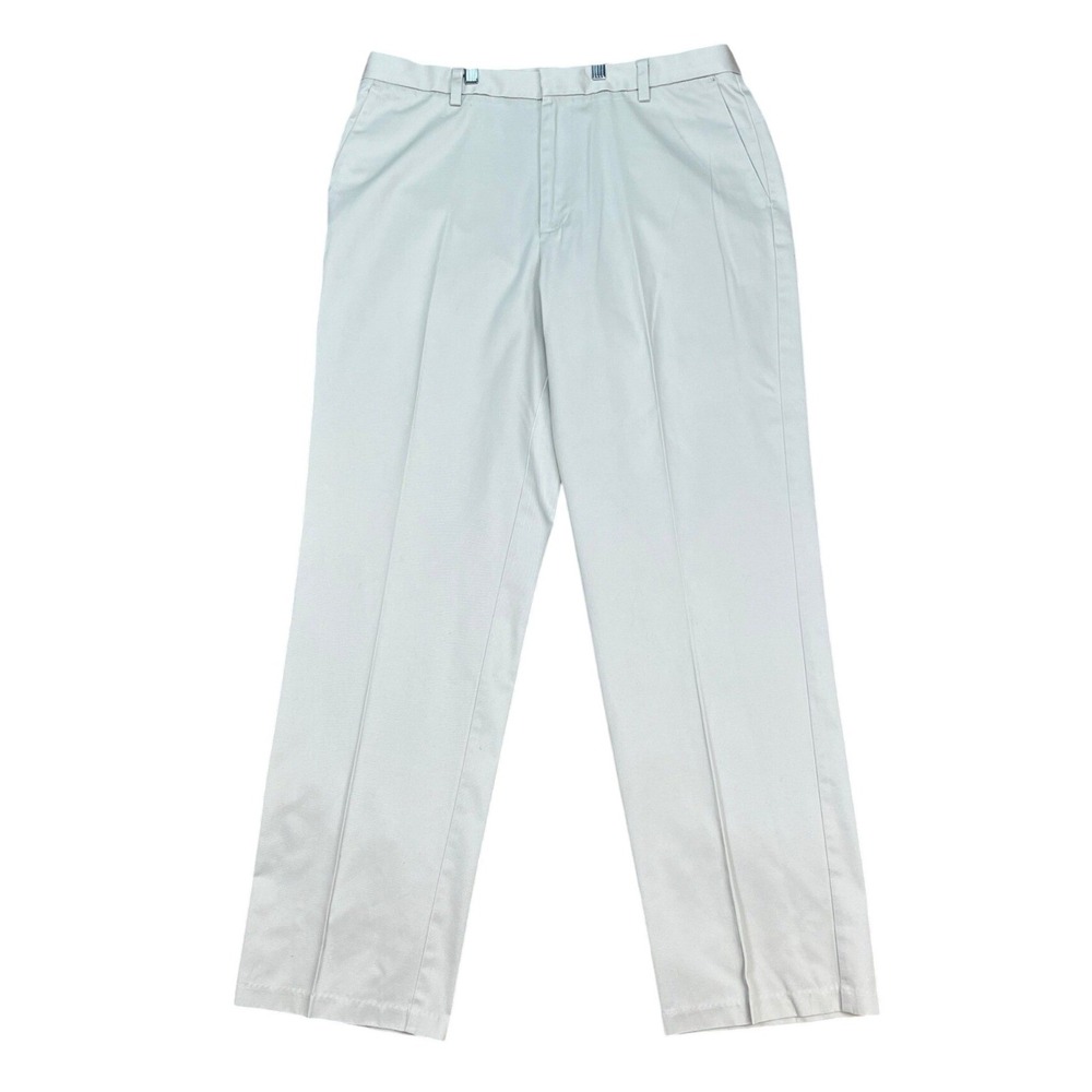 Dockers D3 Classic Fit Pants Mens 38x34 Beige Straight Leg Flat Front Chinos